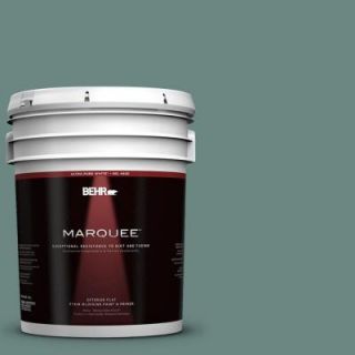 BEHR MARQUEE 5 gal. #480F 5 Marsh Creek Flat Exterior Paint 445305