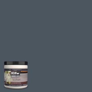 BEHR Premium Plus Ultra 8 oz. #N480 7 Midnight Blue Interior/Exterior Paint Sample UL20316