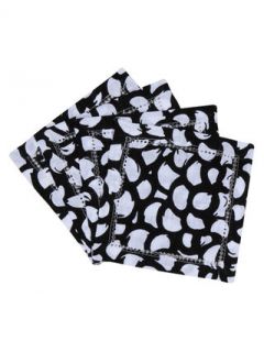 Gardenia Cocktail Napkins (Set of 4) by Oscar de la Renta