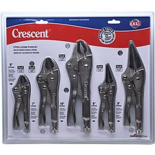Cooper Hand Tools Crescent 5 Pieces Locking Pliers Set