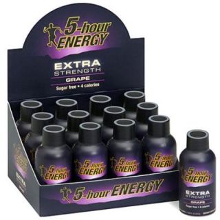 5 Hour Energy Extra Strength Grape Energy Drink (12 Pack) 113317