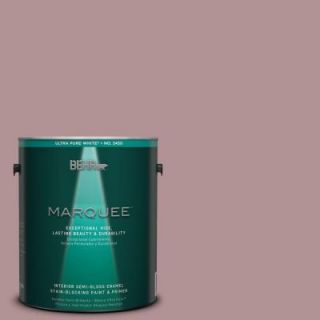 BEHR MARQUEE 1 gal. #MQ1 46 Antoinette One Coat Hide Semi Gloss Enamel Interior Paint 345401