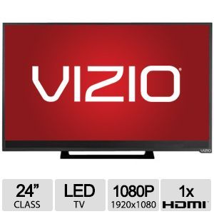 Vizio 24 Class 1080P Razor LED Smart TV   Full HD 1080P, WiFi, 60Hz, 169   E241I B1