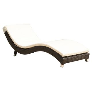 Source Outdoor Wave Chaise Lounge with Cushion