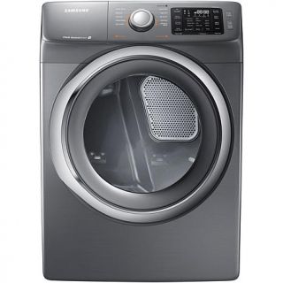 Samsung 7.5 cu. ft. Front Load Electric Dryer with Steam Drying and Smart Care Technology   Platinum   7431989