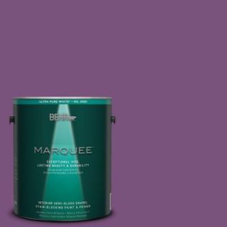 BEHR MARQUEE 1 gal. #MQ4 62 Birthstone One Coat Hide Semi Gloss Enamel Interior Paint 345301