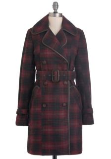 BB Dakota Maroon of One's Own Coat  Mod Retro Vintage Coats