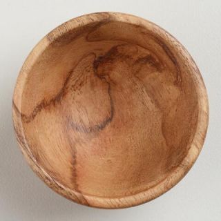 Mini Wooden Prep Bowls, Set of 4