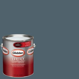 Glidden DUO Martha Stewart Living 1 gal. #MSL163 01F Plumage Flat Interior Paint with Primer DISCONTINUED MSL163 01F