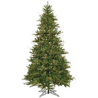 Vickerman 9 x 61 Mixed Country Pine Tree With 1956 PVC Tips & 950 Dura Lit Clear Light, Green
