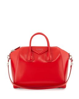 Givenchy Antigona Medium Satchel Bag, Medium Red