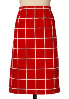 Vintage Red Brick Skirt  Mod Retro Vintage Vintage Clothes