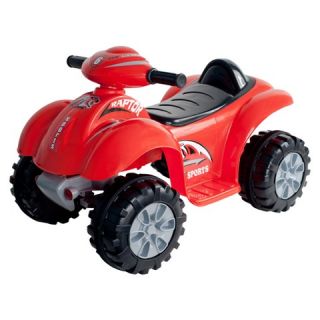 Lil Rider Red Raptor Battery Powered 4 Wheeler   Red