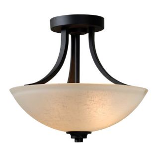 Wildon Home ® Peony Light Semi Flush Mount or Ceiling Fan Light
