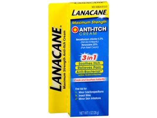 Lanacane Maximum Strength Anti Itch Cream   1 oz