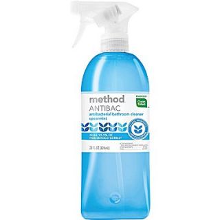 Method  Antibacterial Cleaner, Spearmint, Blue, 28 oz. Spray Bottle