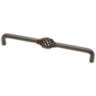 Liberty Forged Iron 12 in. (305mm) Rubbed Bronze Wire Birdcage Cabinet Pull 55106RB
