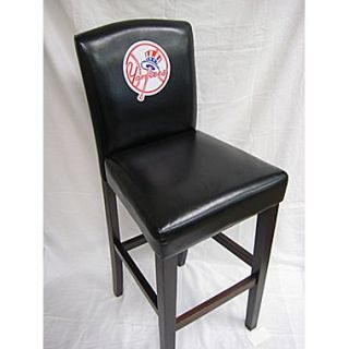 Imperial MLB Bar Stool with Cushion (Set of 2); New York Yankees