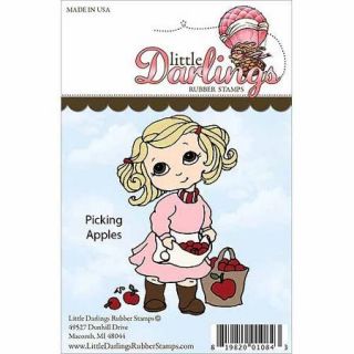 Cutie Pies Unmounted Rubber Stamp
