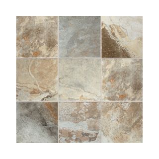American Olean Kendal Slate 44 Pack Easdale Neutral Porcelain Floor Tile (Common 6 in x 6 in; Actual 5.81 in x 5.81 in)
