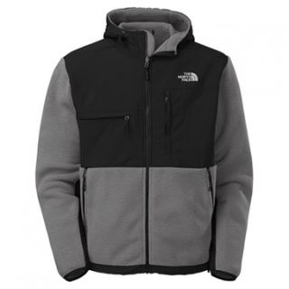 The North Face Denali Hoodie  Men's   Recycled Charcoal Grey Heather/TNF Black
