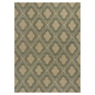 Kas Rugs Palace Row Sage/Beige 2 ft. 3 in. x 3 ft. 9 in. Area Rug NAT225927X45