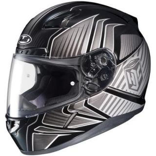 HJC CL 17 Redline Motorcycle Helmet Black SM