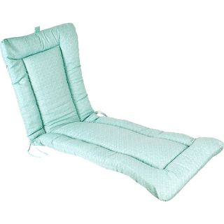 Haven Aqua Wrought Iron Chaise Lounge Cushion