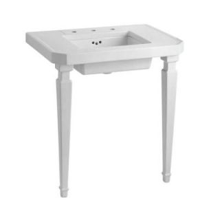 KOHLER Kathryn 32 in. W x 32 in. D x 34 in. H Fireclay Vanity Top in White without Basin K 3020 0