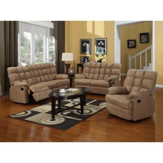 Motion Reclining Loveseat by InRoom Designs