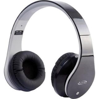 iLive IAHB64B Bluetooth Stereo Headphones with Microphone, Black