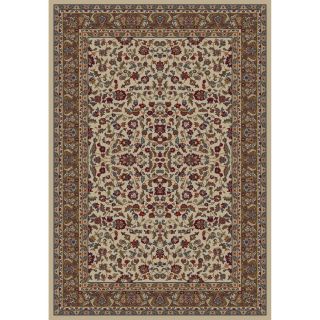 Concord Global Valencia Ivory Rectangular Indoor Woven Oriental Area Rug (Common 8 x 10; Actual 94 in W x 118 in L x 7.83 ft Dia)