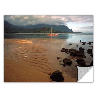 ArtWall ArtApeelz 'Hanalei Bay at Dawn' by Kathy Yates Photographic Print on Canvas
