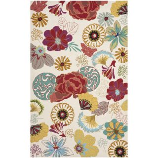 Four Seasons Ivory/Red Outdoor Area Rug by Safavieh