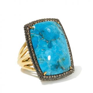 Rarities Fine Jewelry with Carol Brodie Turquoise and Champagne Diamond Vermei   7803586