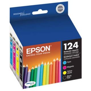 Epson T124120 BCS Black/Cyan/Magenta/Yellow Inkjet Combo (DF0290)