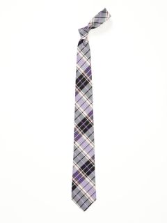 Silk Plaid Tie by Mr. Brown by Duckie Brown