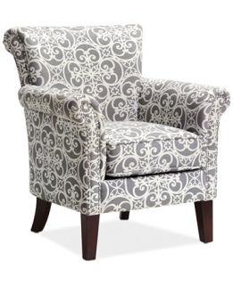 Sarah Printed Fabric Accent Chair, Direct Ship   Furniture