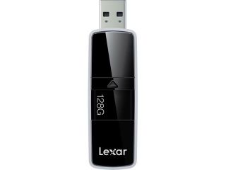 Lexar   LJDP20 128CRBNA   Lexar JumpDrive P20 USB 3.0 Flash Drive   128 GB   USB 3.0   Black   256 bit AES