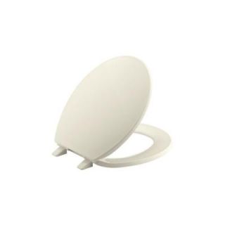 KOHLER Brevia Round Closed Front Toilet Seat with Quick Release Hinges in Almond K 4775 47