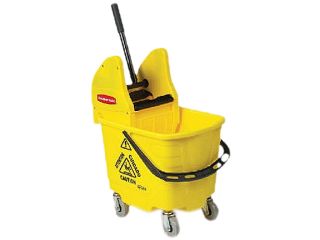 Rubbermaid Commercial RCP 7380 YEL Mop Bucket Combination   7.75 gal   32.3" x 22.6" x 13.3"   Yellow
