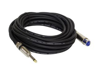 Pyle Model PPMJL30 30 ft. Professional Microphone Cable 1/4" Male to XLR Female M F