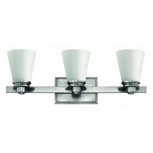 Hinkley Lighting 5553BN LED2 LED Bathroom Light, 15W Avon 3 Light Fixture   Brushed Nickel