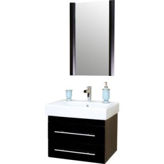 Bellaterra Home Pickering 25 Single Wall Mounted Bathroom Vanity Set