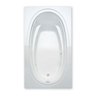 Aquatic Alydar I 5 ft. Reversible Drain Acrylic Whirlpool Bath Tub in White 826541915739