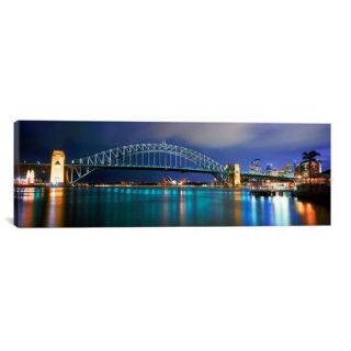 iCanvas Panoramic Sydney Harbor, Sydney, New South Wales, Australia Photographic Print on Canvas