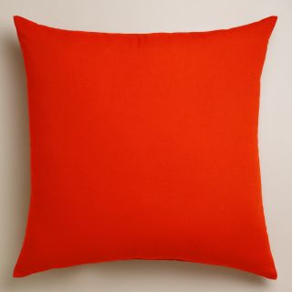 Orange Outdoor Throw Pillow
