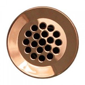 Whitehaus WH735O CO 2 1/8"   1 1/2" Grid Drain   Antique Copper