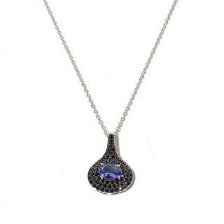 Rarities Fine Jewelry with Carol Brodie 1.46ct Tanzanite and Black Spinel Ster   7820757