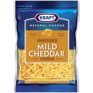 Kraft Shredded Mild Cheddar Cheese 8 oz